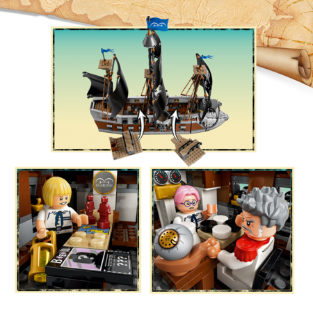 75646 LEGO® ONE PIECE Garp jūrų karo laivas 