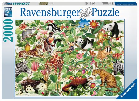 RAVENSBURGER dėlionė Jungle,  2000d., 16824 16824