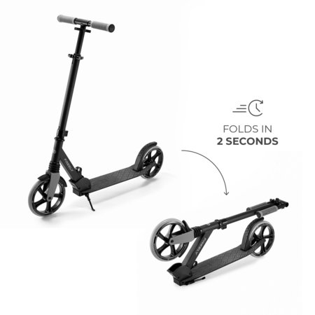 KINDERKRAFT paspirtukas FREELY, juodas, KRFREE00BLK0000 