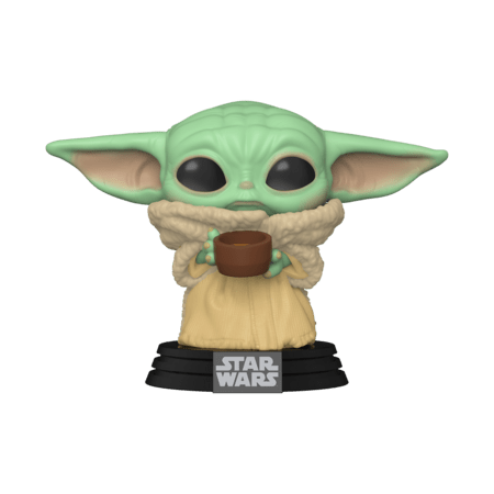 FUNKO POP! vinilinė figūrėlė: Star Wars: The Mandalorian - The Child with Cup, 49933 