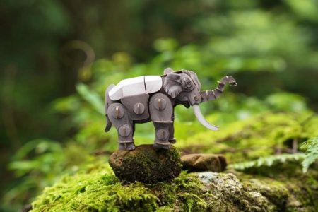 MAKEBUG 3D popierinė delionė Asian elephant, MB-D-0018 