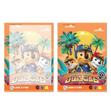 DODO vandens spalvinimo knyga Šunyčiai patruliai - džiunglės, 200630 