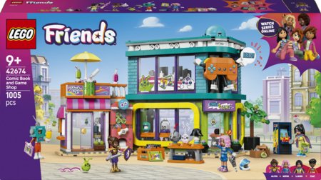 42674 LEGO® Friends Komiksų ir žaidimų parduotuvė 