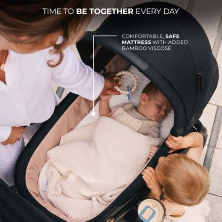 KINDERKRAFT universalus vežimas 2IN1 NEA 2.0, deep grey, KSNEA002DGR2000 
