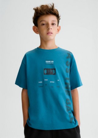 MAYORAL marškinėliai trumpomis rankovėmis, aqua, 6.034-24, 152  cm 