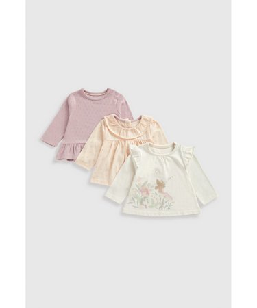 MOTHERCARE marškinėliai ilgomis rankovėmis 3 vnt., IF375 86 