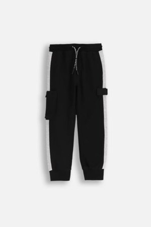 COCCODRILLO kelnės CITY BUILDER BOY KIDS, juodos, cm 