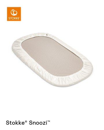 STOKKE SNOOZI čiužinio užvalkalų komplektas 2vnt. Dandelion Beige, Vanilla Cream, 629701 