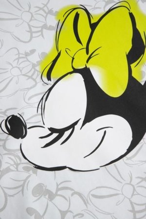 COCCODRILLO marškinėliai trumpomis rankovėmis LICENCE GIRL, balti, WC5143212LGD-001-164, 164 cm 