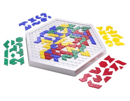 MATTEL GAMES stalo žaidimas Blokus Trigon R1985, 04018000 04018000
