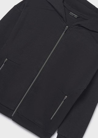 MAYORAL džemperis su gobtuvu, black, 6.417-68, 157  cm 