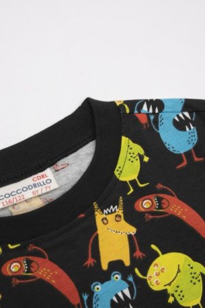 COCCODRILLO pižama PYJAMAS, multicoloured, ZC1448103PJS-022 ZC1448103PJS-022-092