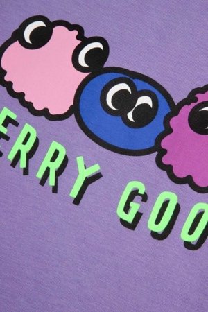 COCCODRILLO marškinėliai trumpomis rankovėmis EVERYDAY GIRL B, violetiniai, WC5143205VGB-016-152, 152 cm 