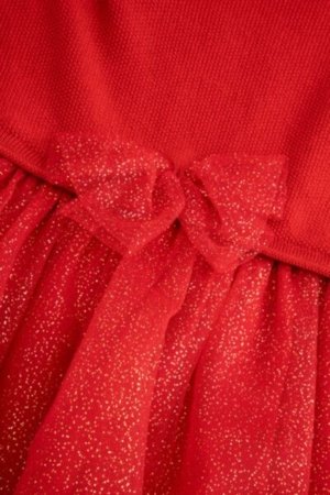 COCCODRILLO suknelė ELEGANT BABY GIRL, raudona, ZC4129401EBG-009-098, 98 cm 