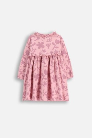 COCCODRILLO suknelė TEDDY BEAR GIRL NEWBORN, rožinė, ZC5129101TGN-033-086, 86 cm 