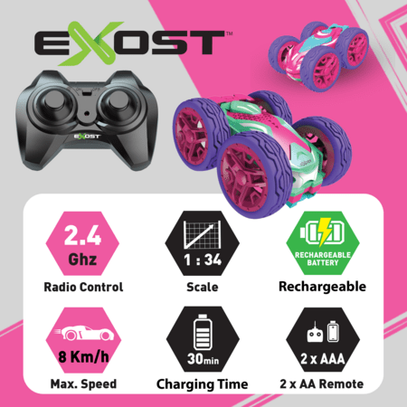 SILVERLIT EXOST RC autmobilis MINI FLIP NEO AMAZONE, TE 20291 
