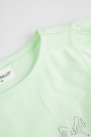 COCCODRILLO marškinėliai trumpomis rankovėmis, žali, WC6143202EJG-010-164, 164 dydis 