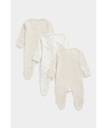 MOTHERCARE šliaužtinukas ilgomis rankovėmis 3 vnt., EB650 623726