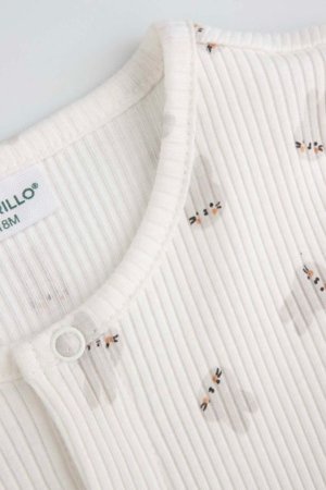 COCCODRILLO šliaužtinukas ilgomis rankovėmis, smėlio spalvos, dydis 