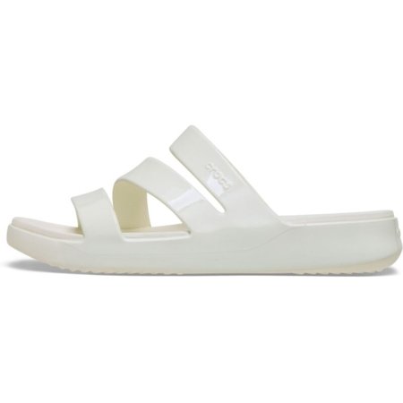 CROCS šlepetės PHAEDRA EMBELLISHED, kreminės, 211296-0WV, 36,5 dydis 