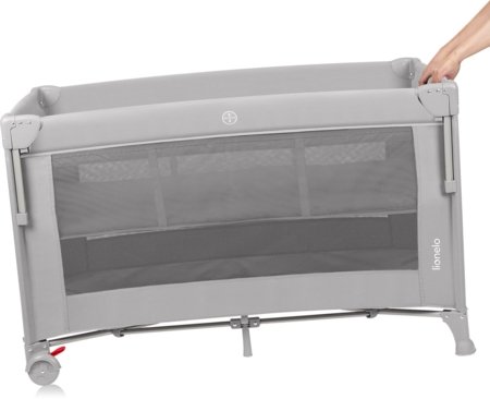 LIONELO lovelė-maniežas ELLEN, Grey concrete 