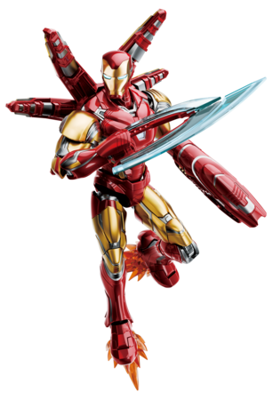 Blokees transformeris  Marvel Hero - Champion Class Iron Man MK85, 73920 