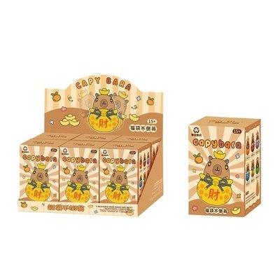 CAPYBARA TUMBLER kolekcinė figūrėlė Lucky Bag Tumbler, asort., GW-001 