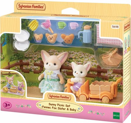SYLVANIAN FAMILIES Pikniko rinkinys lapė su mažyliu, 5698 5698