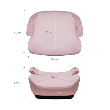 KINDERKRAFT automobilinė kėdutė I-BOOST 2, i-Size, rožinė, KCIBOO02PNK0000 