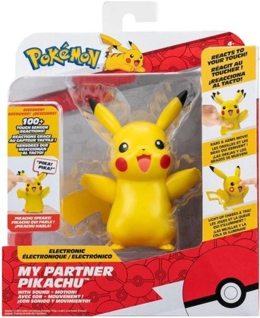 POKEMON interaktyvi figūrėlė Pikachu su garso efektais, PKW3901 