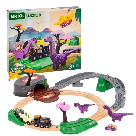 BRIO WORLD dinozaurų nuotykių rinkinyss, 36094 