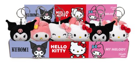 HELLO KITTY pliušinis raktų pakabukas, 10 cm, asort., 760026148 
