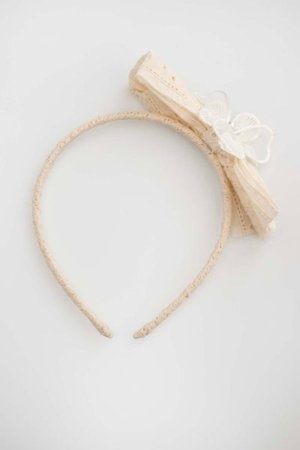 COCCODRILLO plaukų segtukas PETIT BIJOU, kreminis, WC5311913PBJ-003-000, one size cm 