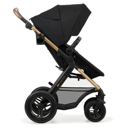 KINDERKRAFT universalus vežimėlis MOOV 2 4in1 AIR, pure black, KSMOOV02BLK4000 