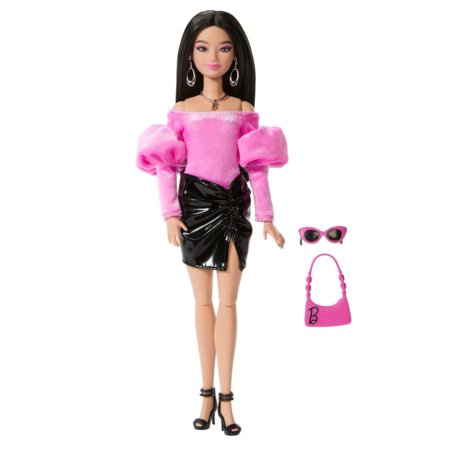 BARBIE DELUXE FASHIONISTAS mados lėlė rožine palaidine, JJN76 