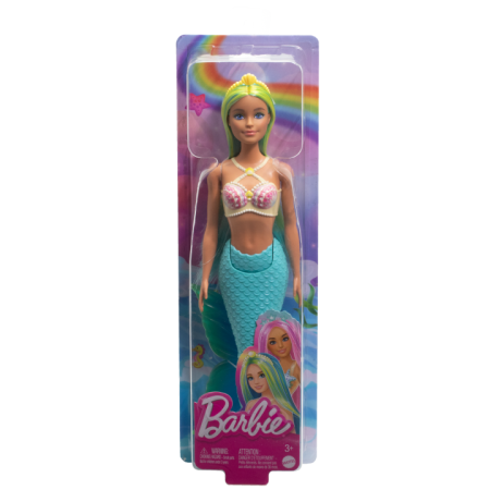 BARBIE Dreamtopia undinėlė melsvais plaukais, HRR03 