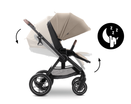 HAUCK universalus vežimėlis COMFORT N CARE AIR SET, Mocha, 165553 