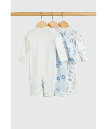 MOTHERCARE šliaužtinukas ilgomis rankovėmis, 3vnt., GF009 