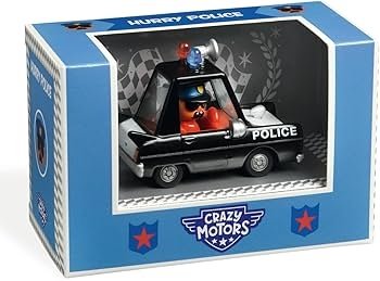 CRAZY MOTORS policijos automobilis Hurry Police, DJ05473 