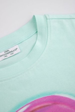 COCCODRILLO marškinėliai trumpomis rankovėmis, žali, WC6143201SGJ-011-140, 140 cm 