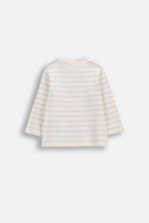 COCCODRILLO marškinėliai ilgomis rankovėmis, kreminiai, 