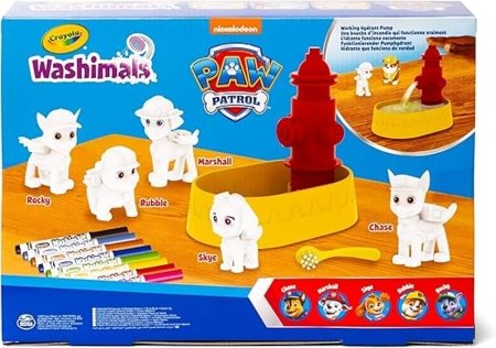CRAYOLA kūrybinis rinkinys Washimals Paw Patrol, 5vnt, 74-0291 