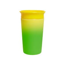 MUNCHKIN gertuvė su spalvų keitimo efektu MIRACLE, yellow, 266 ml, 12m+, 051868 051868