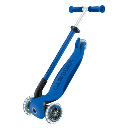 GLOBBER paspirtukas Go Up Deluxe Lights, tamsiai mėlynas, 748-600 