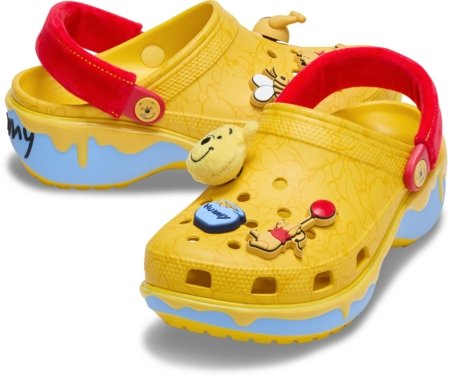 CROCS klumpės WINNIE THE POOH, spalvotos, 211092-90H, 37,5 dydis 