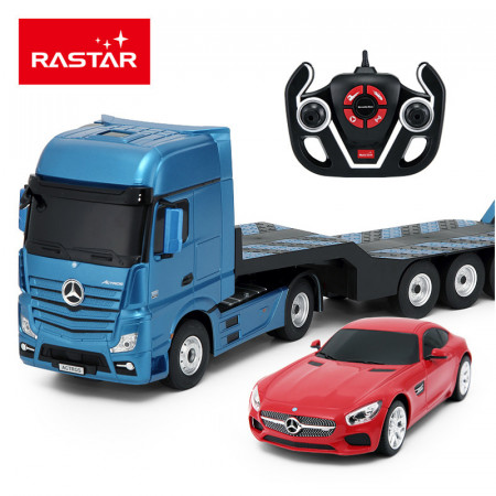 RASTAR vilkikas su automobiliu valdomas RC Mercedes-Benz Actros, 74940 74940