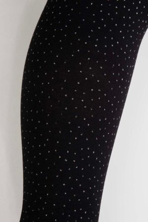 COCCODRILLO pėdkelnės TIGHT MICROFIBRE COLORFUL, juodos, cm 
