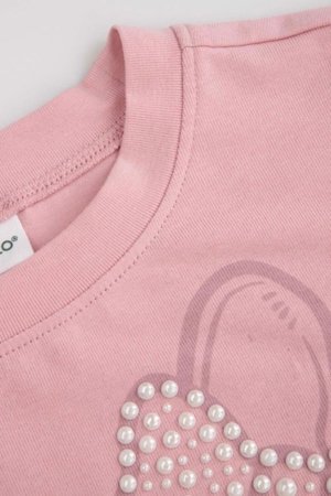 COCCODRILLO marškinėliai trumpomis rankovėmis, rožiniai, cm 