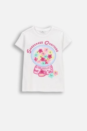 COCCODRILLO marškinėliai trumpomis rankovėmis, balti, WC6143206SGK-001-110, 110 cm 