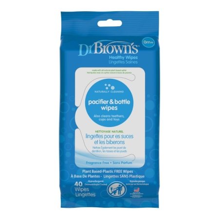 DR.BROWNS servetėlės kūdikių buteliukams ir žindukams 40 vnt. HG040-P2 HG040-P2